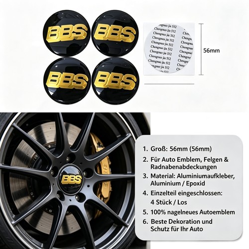 Bbs silikon embleme - embleme, radmitte